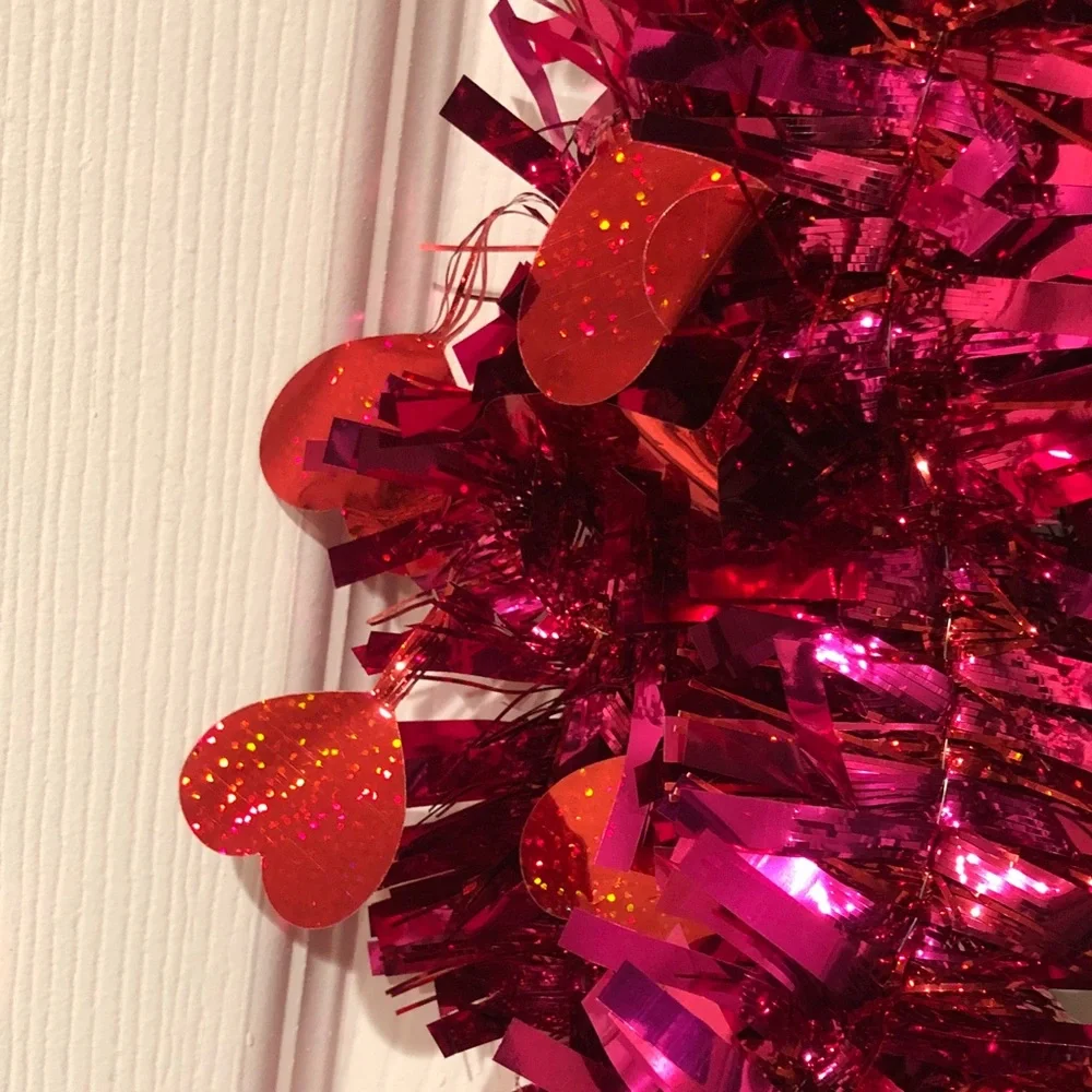 Festive Red Heart Garland Bundle